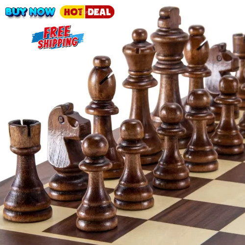 32pcs wooden chess - 32pcs, pieces