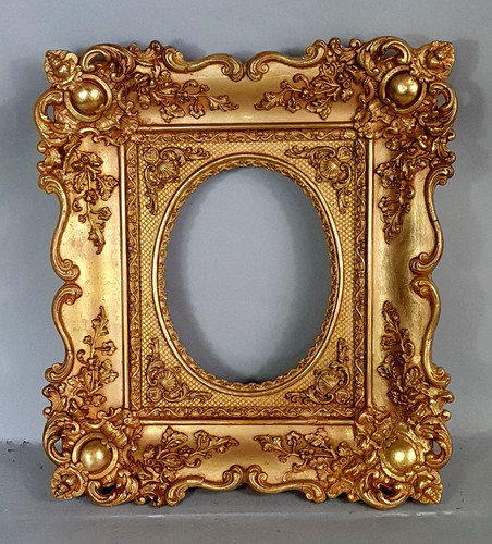 Antique oval frame with