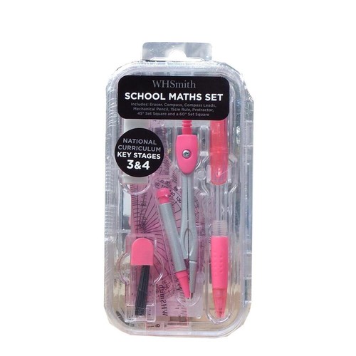 School maths set with compass - school,