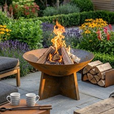 Fire Pit Outdoor 60cm Garden