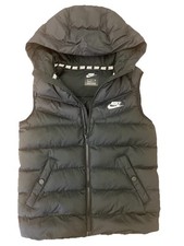Nike Puffer Gilet Body Warmer Black Youth/Junior Boys Size/ S 128-137cms