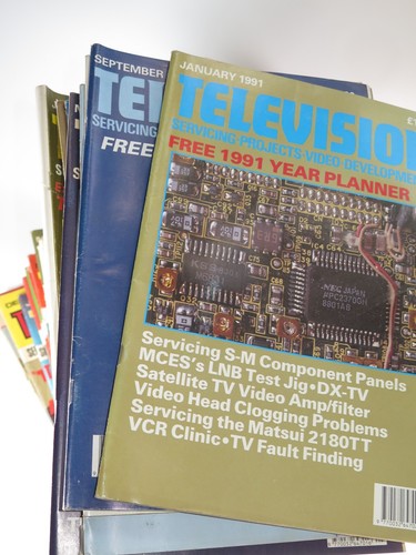 Television magazine servicing - television,