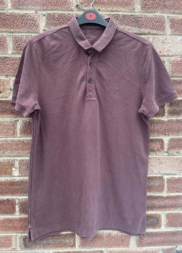All saints polo brown men - brown, men's