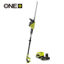 RYOBI 18V ONE+ Cordless 2.9m Pole Hedge Trimmer Starter Kit (1 x 2.0Ah Battery)