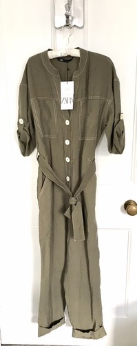 Zara jumpsuit with contrasting - zara,