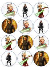 set of 12 star wars, edible