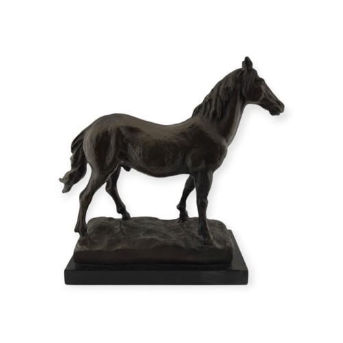Bronze horse after barye - horse,