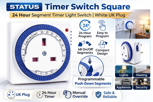 Status hours square timer - status,