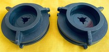 PAIR OF NAB ADAPTORS for 10-1/2” REEL TO REEL TAPE SPOOLS REVOX TEAC SONY STUDER