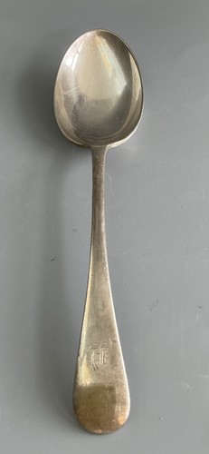 Vintage silver plated spoon - vintage,