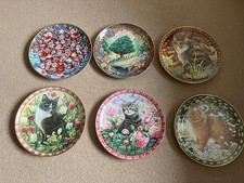 6 x Plates by Franklin Mint &
