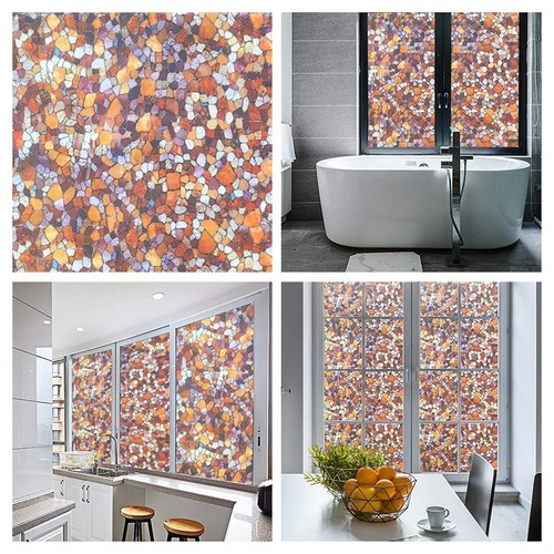 Rainbow frosted window film - rainbow,