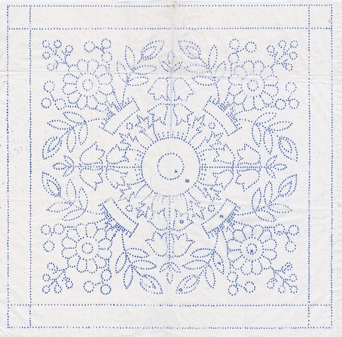Vintage embroidery transfer - embroidery,