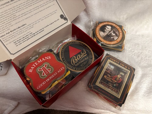 100 pub beer coasters - pub,