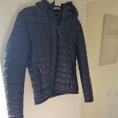 Mens superdry black - superdry, puffer