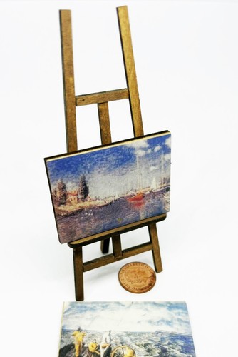 Dolls house easel - dolls, and