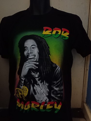 Bob marley double sided black - bob,