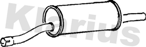 Centre muffler fits - centre,