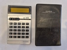  CASIO LC-1010 Calculator Vintage Working With Original Case