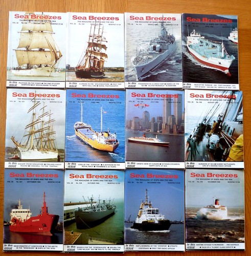 Sea breezes magazines - sea, ~