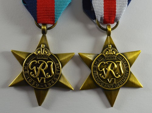 Pair ww2 campaign medals - medals, &
