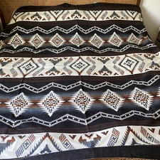 Native Alpaca Luxury Blanket Tribal Geometrical Pattern Otovalo Artisan Andes
