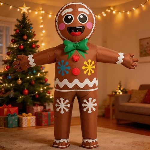 Adult inflatable gingerbread - adult,