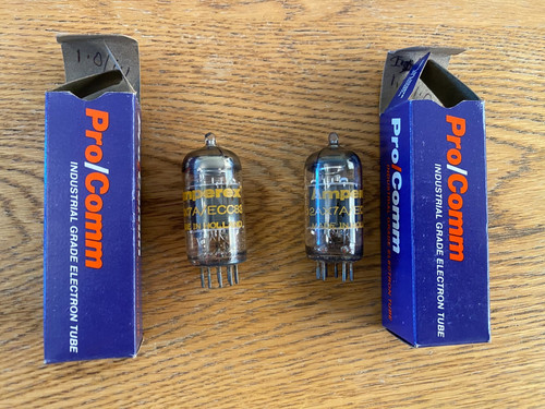 Amperex 12ax7a ecc83 matched - matched, &