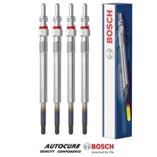 FOR FORD FIESTA ZETEC 1.6 TDCI MK7 B299 DIESEL GENUINE BOSCH GLOW PLUGS x4