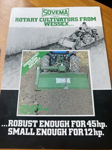Sovema tractor rotavator - sovema,