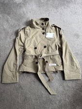 Bershka Camel Short Trench