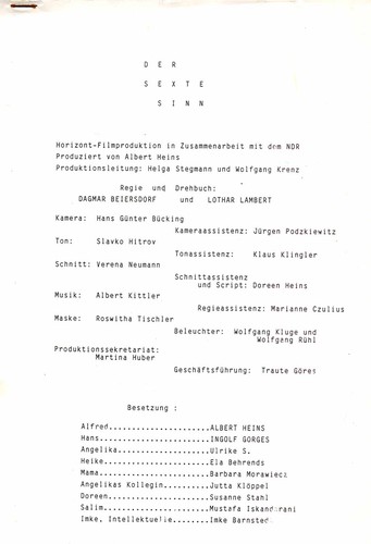 Der sexte sinn albert heins - der,