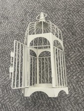 Cream Birdcage Tea Light Holder Candle Holder