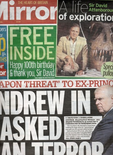 Daily mirror newspaper - mirror,