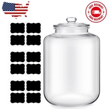4 Gallon Glass Jar with Lid
