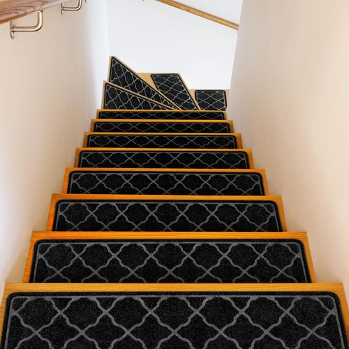 Edging stair treads non - edging,