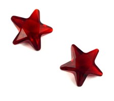 Star Shape Burma Ruby 3 Ct Natural Loose Gemstone Pair AGI Certified CB8