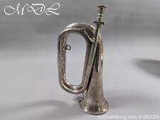 West Minster Rifles Presentation Hallmarked Silver Bugle