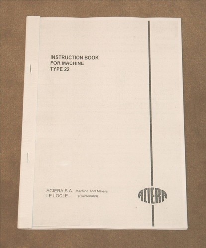 Aciera type drilling - type, 22
