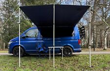 Campervan Caravan Awning sun canopy by WILD EARTH DELUX SET 2.4 x 3m BLACK