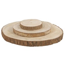 Festive Rustic Wooden Slice