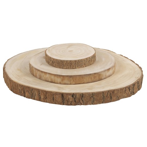 Festive rustic wooden slice - festive,
