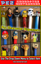 Pez Dispensers: Batman, Superman, Kermit the Frog, Miss Piggy, Star Wars + More
