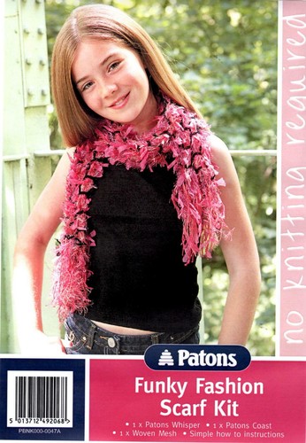 Patons funky fashion scarf - patons,
