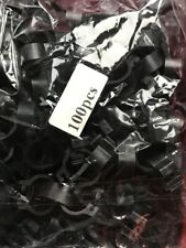 100 x COLOURED 8MM PLASTIC