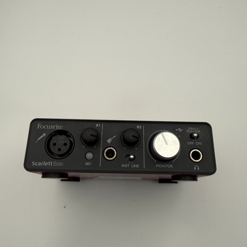 Focusrite scarlett solo usb - scarlett,