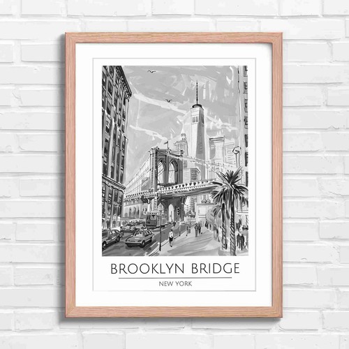 Brooklyn bridge new york - brooklyn, art