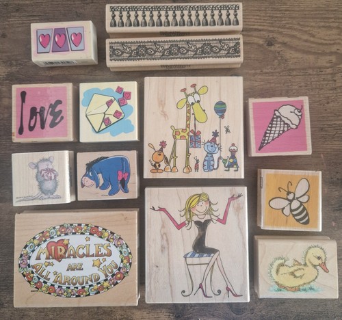 Wooden stamps penny - x,