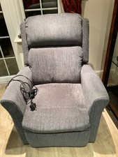 Modern Grey Rise and Recliner Electric Chair, Excellent Condition, hardly Used