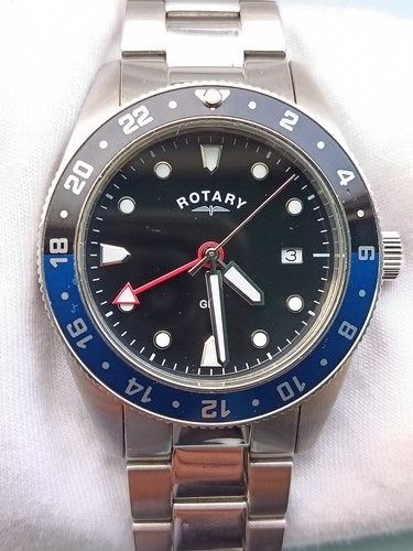 Mens rotary gmt - gmt, watch